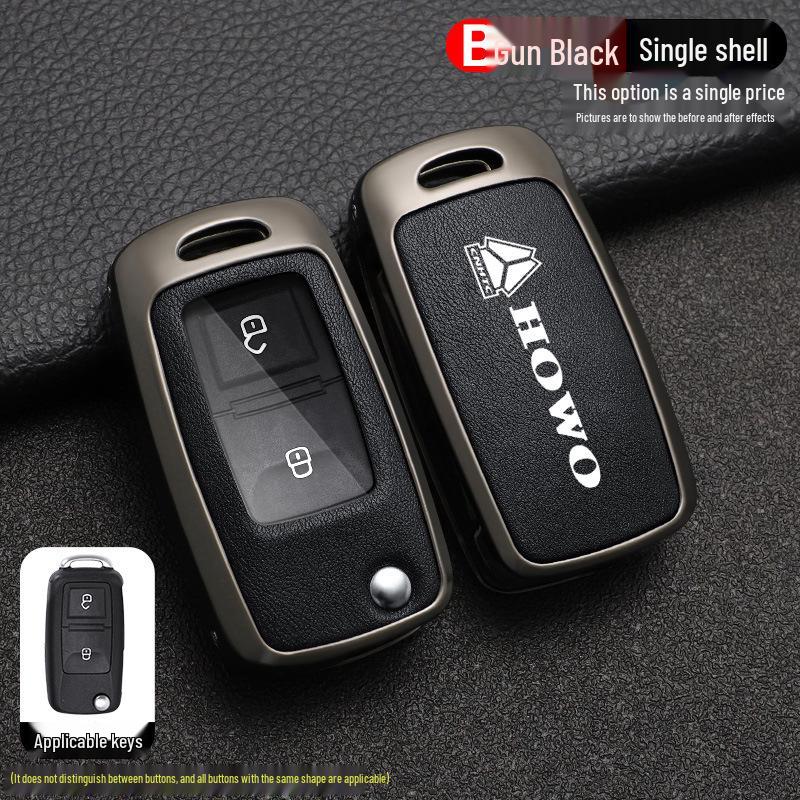 Sinotruk Howo Max, TH7 & Warrior Key Case for Light & Heavy Trucks - Men's Shell Bag with Buckle