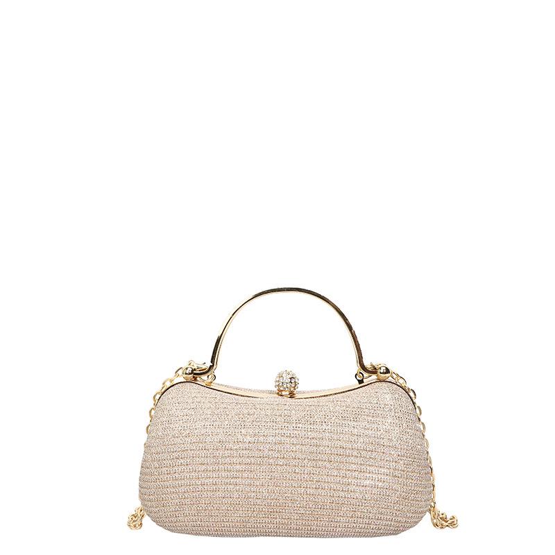 Bolsa de Ombro Transversal de Festa da Moda 2025 com Design de Corrente