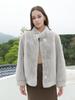 Super Warm Women's Fur One Piece Jacket Environmentally Friendly Cozy Winter Wear