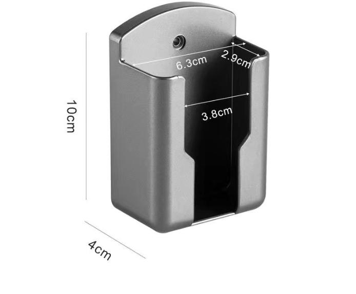 Wall-Mounted Air Conditioner Remote Control Stand Plastic Durable Living Room Storage Box No-Punching Remote Control Storage Box