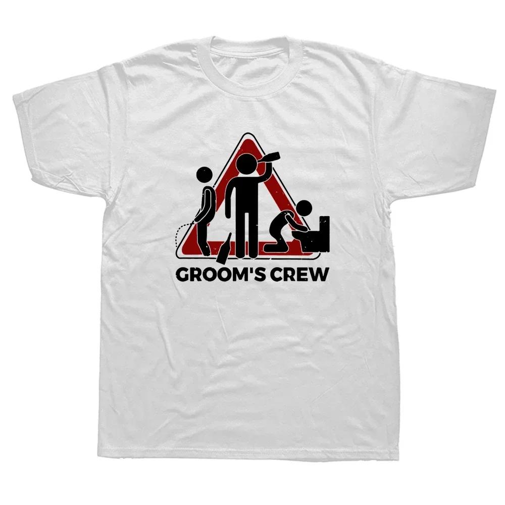 Funny Grooms Crew T Shirts Graphic Cotton Streetwear Short Sleeve ONeck Groom GroomsUnisex Bachelor Party Tshirt Unisexs Clothing S
