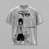 Heißes Anime-Kettensägenmann Reze Grafik-T-Shirt Herren Damen Kleidung Gewaschenes Baumwoll-T-Shirt Lässiges Lockeres T-Shirt Harajuku Vintage T-Shirt
