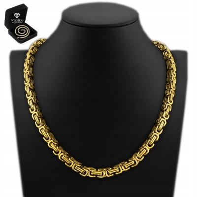 Herren Goldkette Königliche Byzantinische Kette VERGOLDET + KOSTENLOS