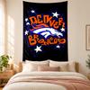 Denver Broncos Tapestry Highquality for Decorating Living Room Bedroom Dorm Walls Ideal As Bedroom Wallart Orholiday Gift