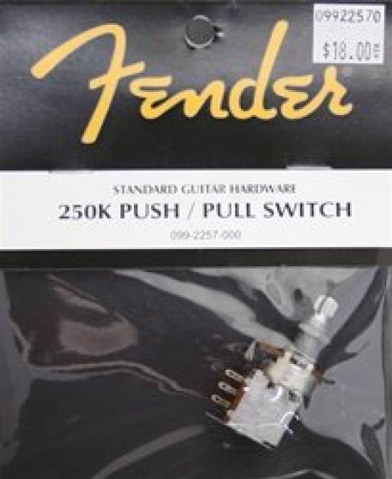 

Fender USA Genuine Parts Fender 250K PushPull Switch Control Pot 250K Fender Genuine Pot Push Pull Switch 992257000 [Item]