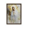 Poster Prayer of Mary In Golden Glow Poster Prayer of Mary In Golden Glow, 30X40 Cm, Unframed, Matte Paper 230 Gsm