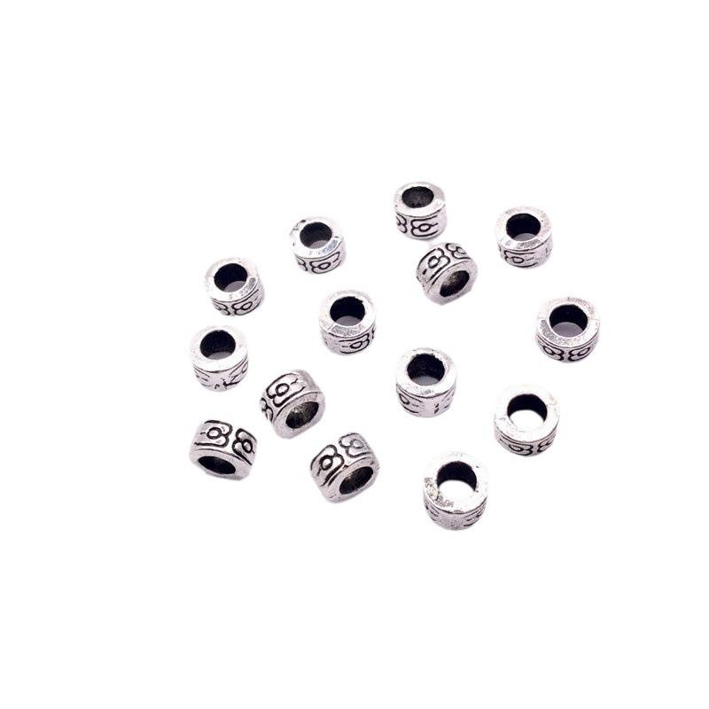 Tibetan Silver Beaded Spacer Beads for DIY Jewelry: Bracelet, Necklace, Hand String Accessories