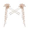 Xiuhe Jewelry Bride Accessories Earrings Set Pearl Chinese Hair Stick Headdress Hairpin Hair Comb