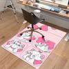 1pc, Pink Bowknot Cat Rug - Cute Cartoon Home Decor for Room, Office Carpet, Chair Cover, Outdoor Mat, Gift IdeaP203