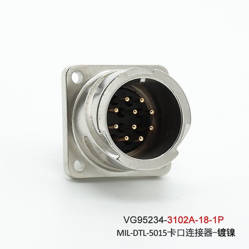 VG95234 18-1S 18-1P Bayonet Connector MS3108A MS3106A MS3102A 10 Pin Core Plug Socket MIL-DTL-5015 18-1 Buckle Type