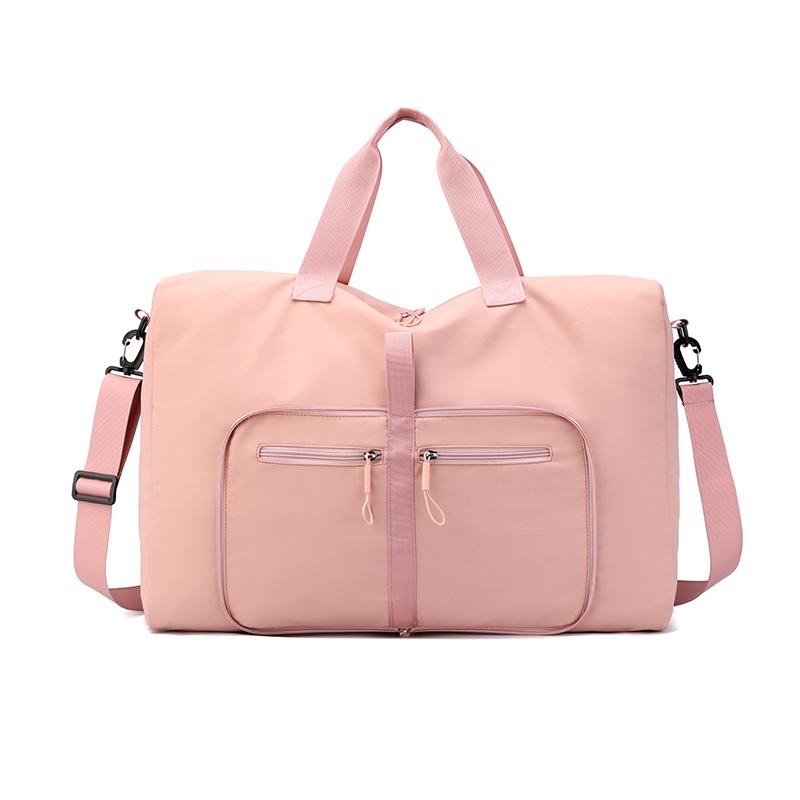 Large Capacity Foldable Travel Bag Women's Shoulder Luggage Bag