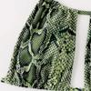 Snake Print Bikini Two-piece Sexy and Fashionable Hollow Split Swimsuit Women's Suit Fashionable Beach Swimwear