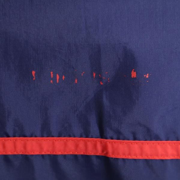 Adidas 80s Vintage Silver Tag 3 Lines Windbreaker M Navy Sports Jackets Men's Used