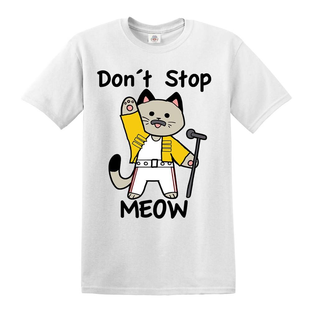 Funny Dont Stop Meow Tshirt Cat Kitten Funny Party Cats Tshirt Top Tee