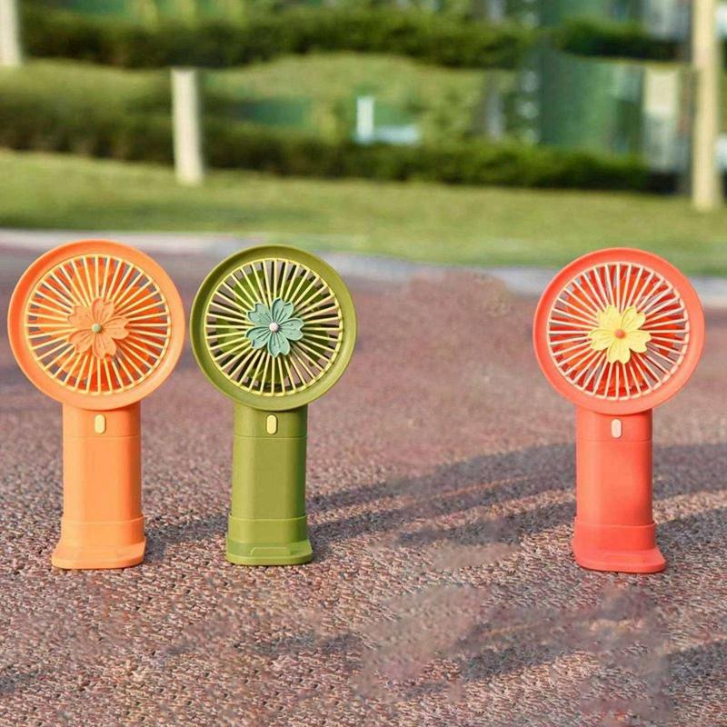 

USB Charging Portable Desk Fan Handheld Fan Phone Holder Function