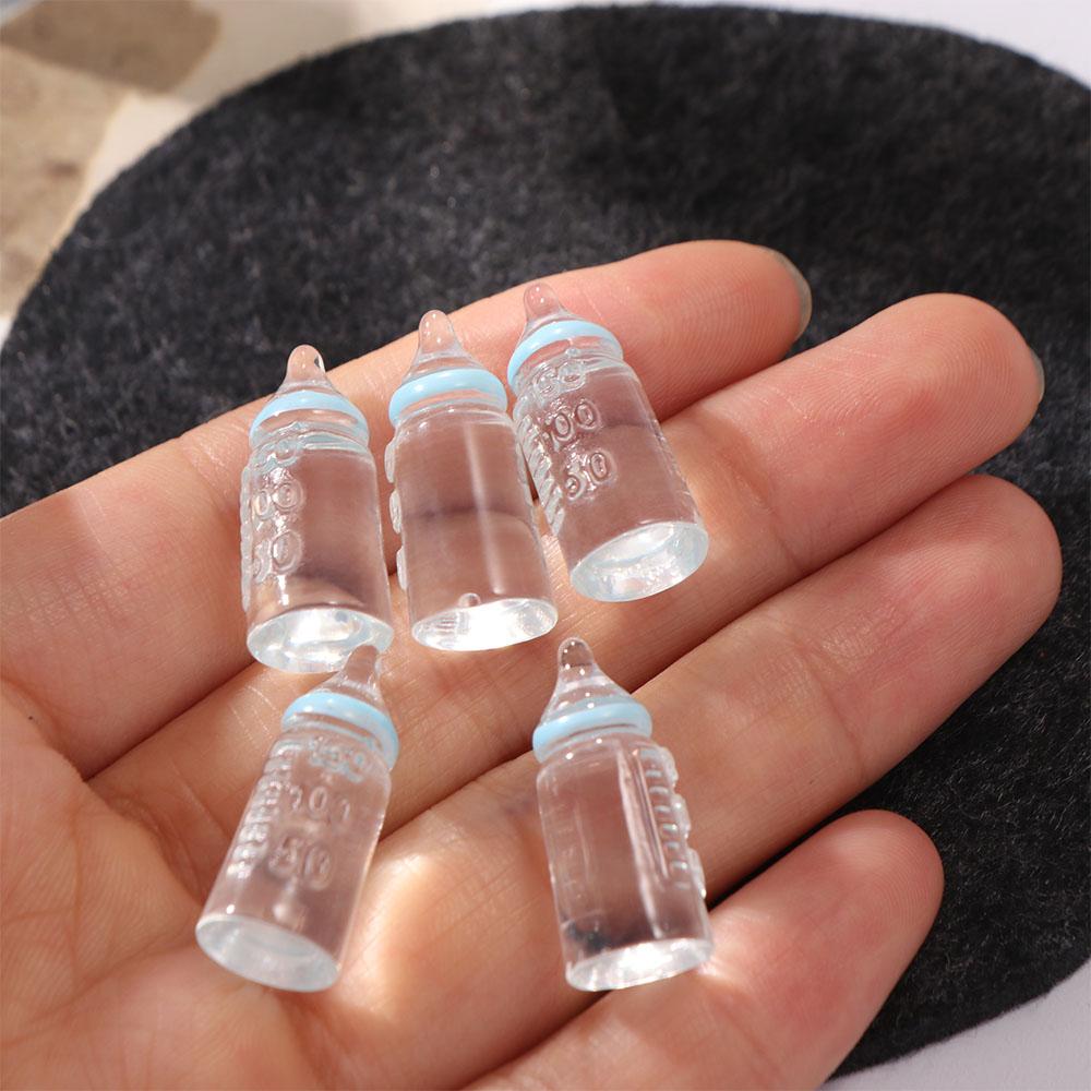 5pcs DIY Toy Simulation Mini Milk Bottle Kids Feeding Bottles Toys Pretend Play Toy