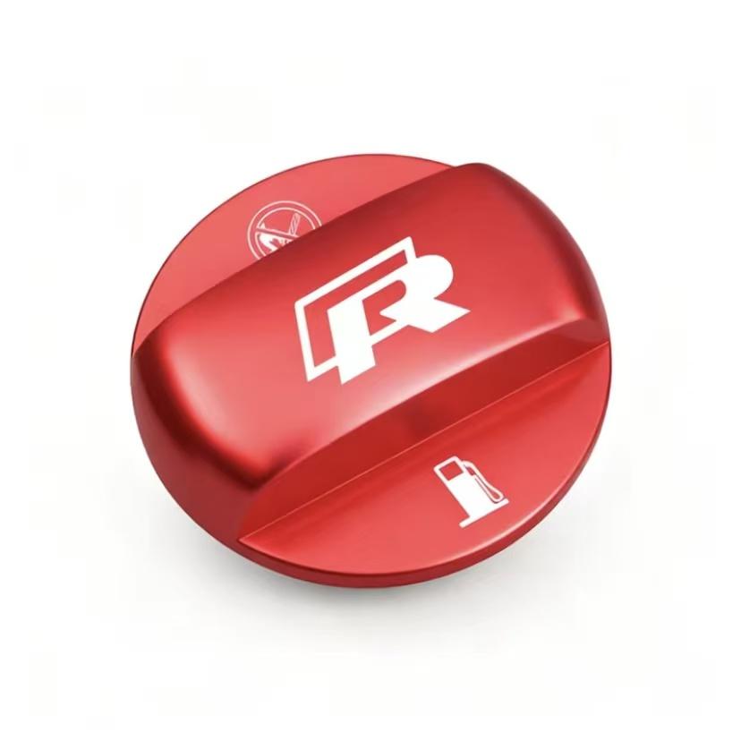 Car Fuel Filler Door Cover Fuel Tank Gas Cap Stickers For VW GTI Polo Golf Passat Tiguan Jetta T-ROC Touareg CC ID.3 Tire Valve Qx0