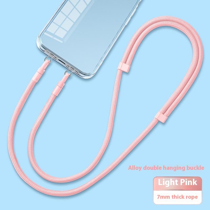 Metal Phone Hanging Tether Tab Upgraded Double Buckle Hole Ring Cell Phone Lanyard Patch Strap Replacement Part For Iphone Cases