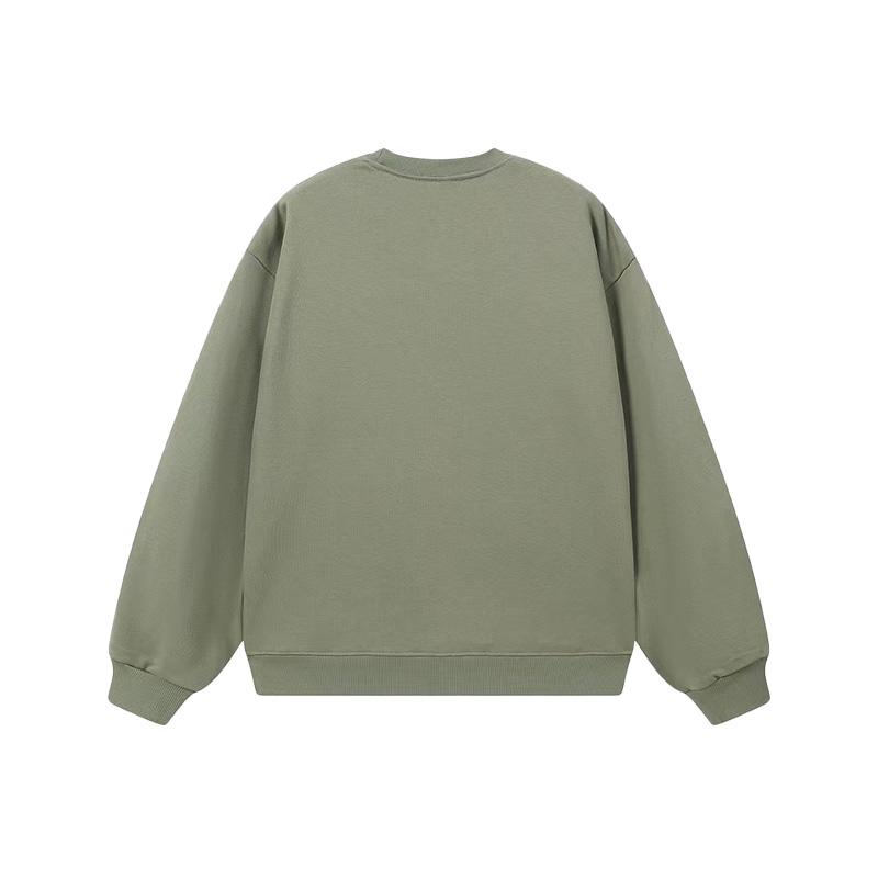 Li Ning Plain Comfortable Minimalist Student Style Logo Running Sports Casual Long Sleeve Sweatshirt Unisex sweatshirt AFDL38-1