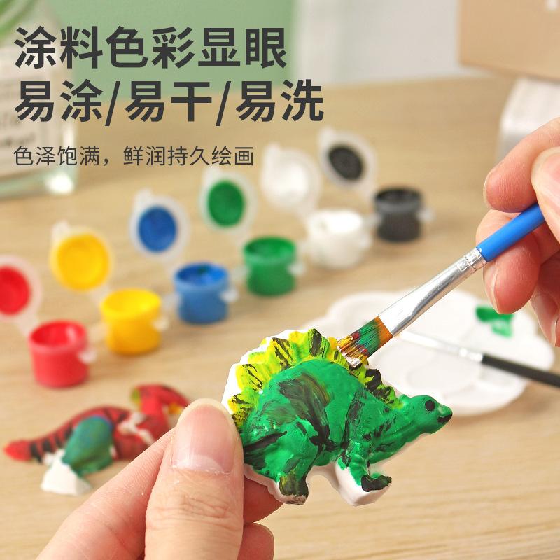 Zrób to sam Gipsowe Kreatywne Malowane Zabawki Trening Koncentracji Dziecka Malowane Zabawki Graffiti Zestaw