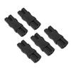 5Pcs Copper Contact PVC Shell IEC320 C15 to C15 Power Adapter for Printers Computer Electric Car 10A 250V 2.5A 250V