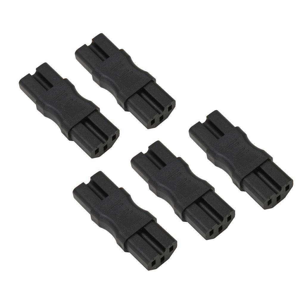 5Pcs Copper Contact PVC Shell IEC320 C15 to C15 Power Adapter for Printers Computer Electric Car 10A 250V 2.5A 250V