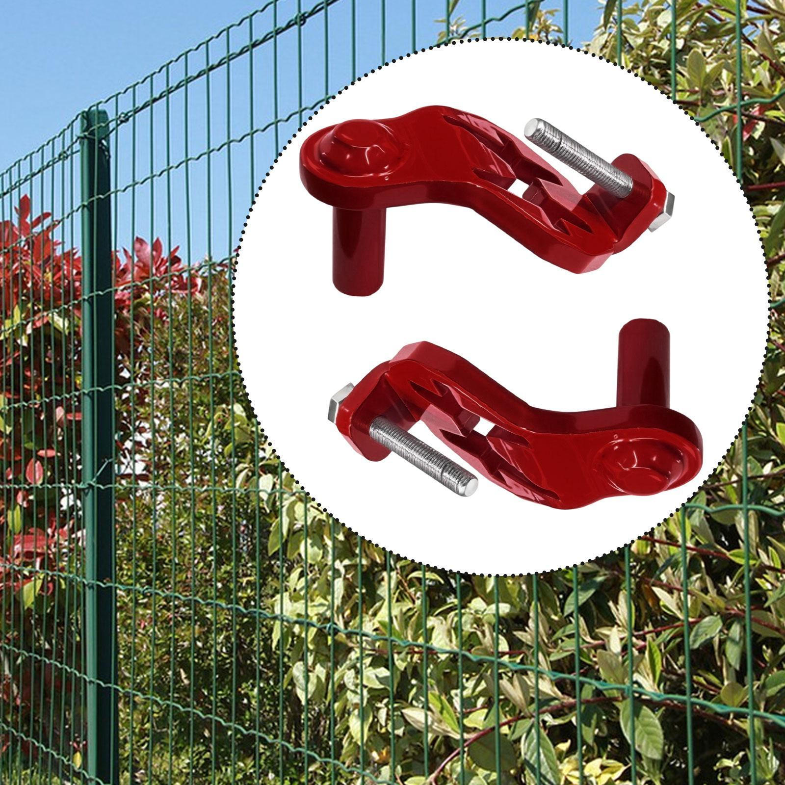 

2 Pieces T Post Gate Hinge Pins ,Heavy Duty Gates Hanger, Easy to Install ,Hinges Target Hanger for червоний