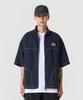 Umbro Crispy Taslan Stand Neck Short Sleeve Full-Zip Jacket Navy Ur221Cjk57