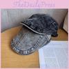 Retro Toned Cotton Twill Cap With Sunshade For Casual And Artistic Use