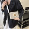 Straw-woven Flower Vacation Bag New Style Beach Fashion Crossbody Bag Small Fresh and Fashionable Bag