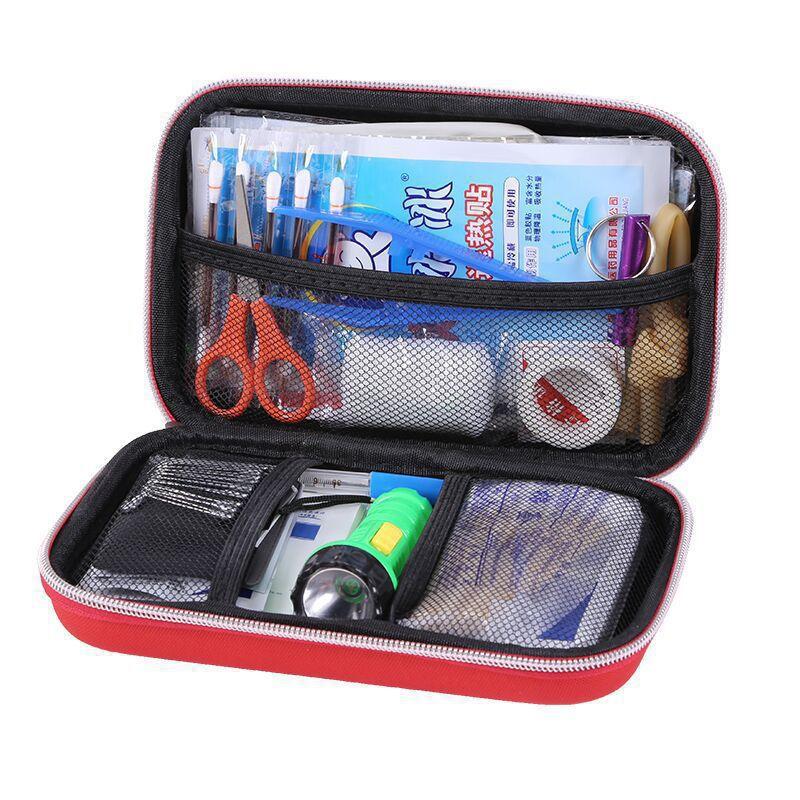 Family First Aid Kit Outdoor Epidemic Prevention Supplies EVA Storage Kit Car Emergency Kit Flood Rescue Rescue Medical Kit