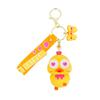Creative Pvc Chicken Keychain With Eyeball Design Playful Gift For Occasion Any