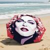 1 PC Automatic Folding Umbrella-MadonnaPattern, Portable & Foldable Design with 8 Ribs, Christmas Birthday Gifts