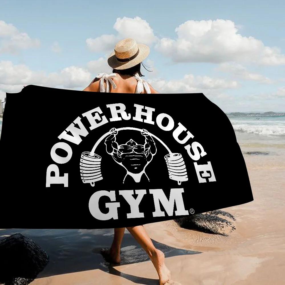 Powerhouse Gym Handtuch Mikrofaser Strandhandtuch Saugfähig Schnelltrocknend Weich Yoga Schwimmen Resort Bergsteigen Handtuch
