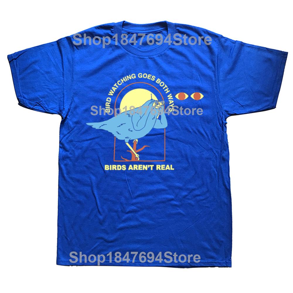 Funny Birdwatching Goes Both Ways Classic Birds Real T-Shirt Womens Men Tshirts Graphic Custom Aldult Teen Unisex Xs-Xl Gift