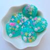 10Pcs New Cute 25*28mm Pearl Shell Flat Back Resin Cabochons Scrapbooking DIY Jewelry Craft Decoration Accessorie