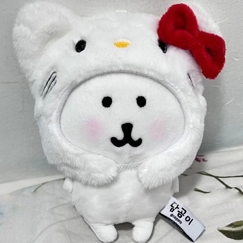 Kawai Relaxed Bear Headgear 10Cm Cotton Doll Clothes Change Cute Cartoon Outfit Doll Accessories