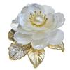 Bo Xin Yun Handmade Pearl Shell Peony Brooch – Elegant Luxury Accessory for Women