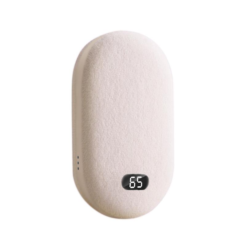 New Rechargeable Flannel Hand Warmer, Portable And Explosion-Proof Mini Hand Warmer With A Grip Power bank Hand warmer