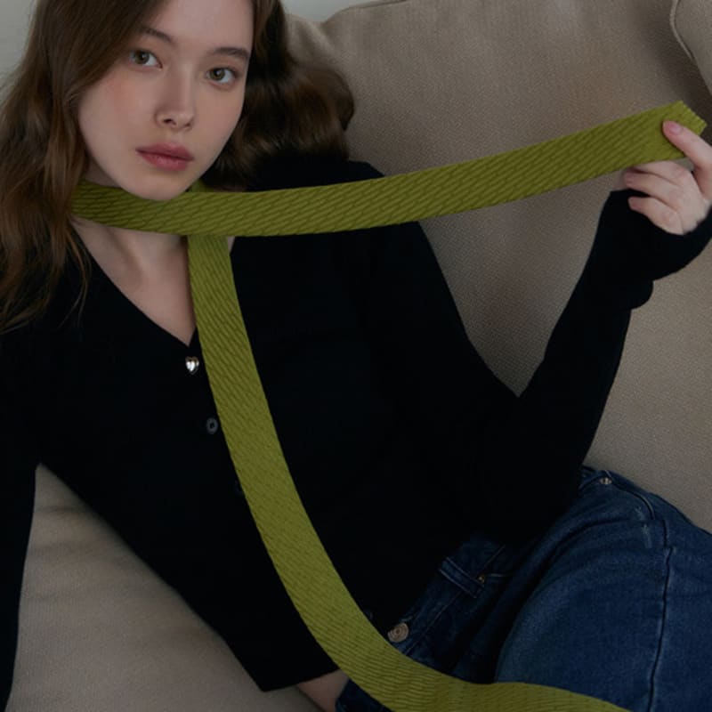 DRAWFIT WOMEN Layered Twill Tie [2COLORS]