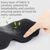 Soft Padded 3D Eye Mask Breathable Sleeping Eye Mask Block Out Light Blindfold  Side Sleepers