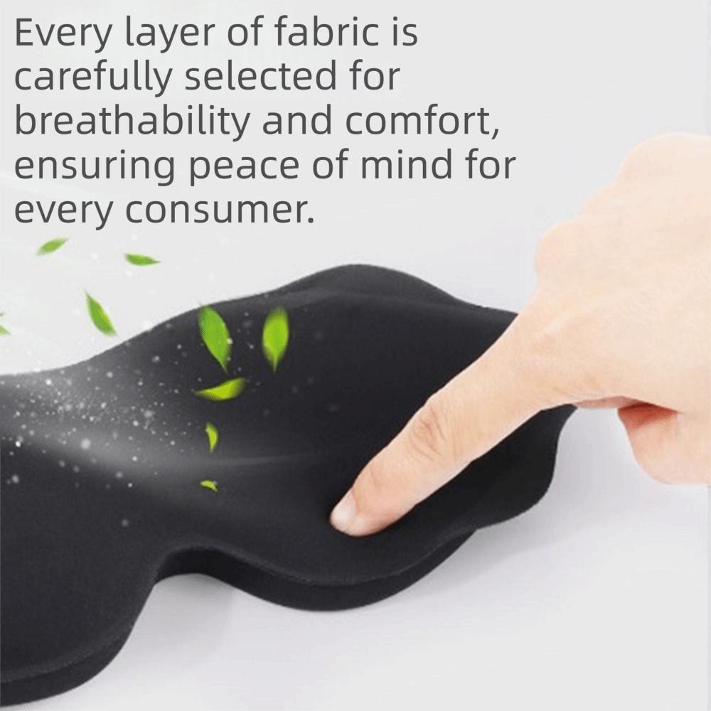 Soft Padded 3D Eye Mask Breathable Sleeping Eye Mask Block Out Light Blindfold  Side Sleepers