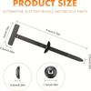 100pcs/bag Multi-functional Cable Tie with Threaded Fastener for Home Use Car Trunk Mudguard Fixing Tensioner Car Cable Ties