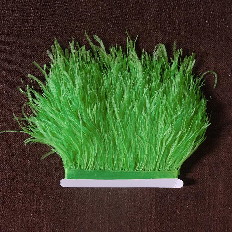 Natural Ostrich Feather Ribbon Trim 10M Diy Sewing Decor for Wedding Dress Clothing Craft Needlework Handicraft Feather Cloth