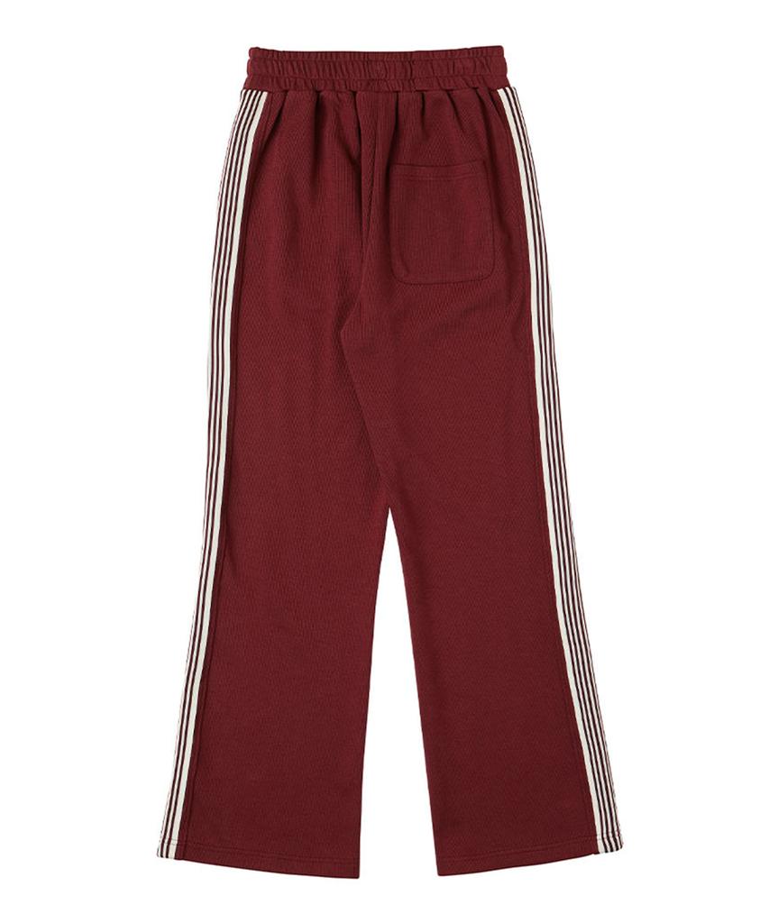 URBANAGE Authentic Line Track Pants_Burgundy