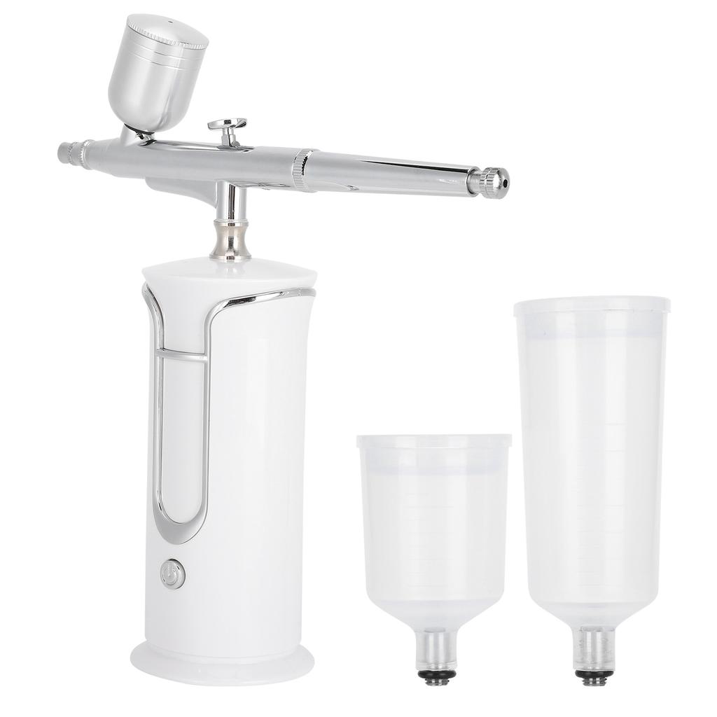 Portable Water Oxygen Sprayer Face Skin Moisturizing Handheld Oxygen Injection Machine White