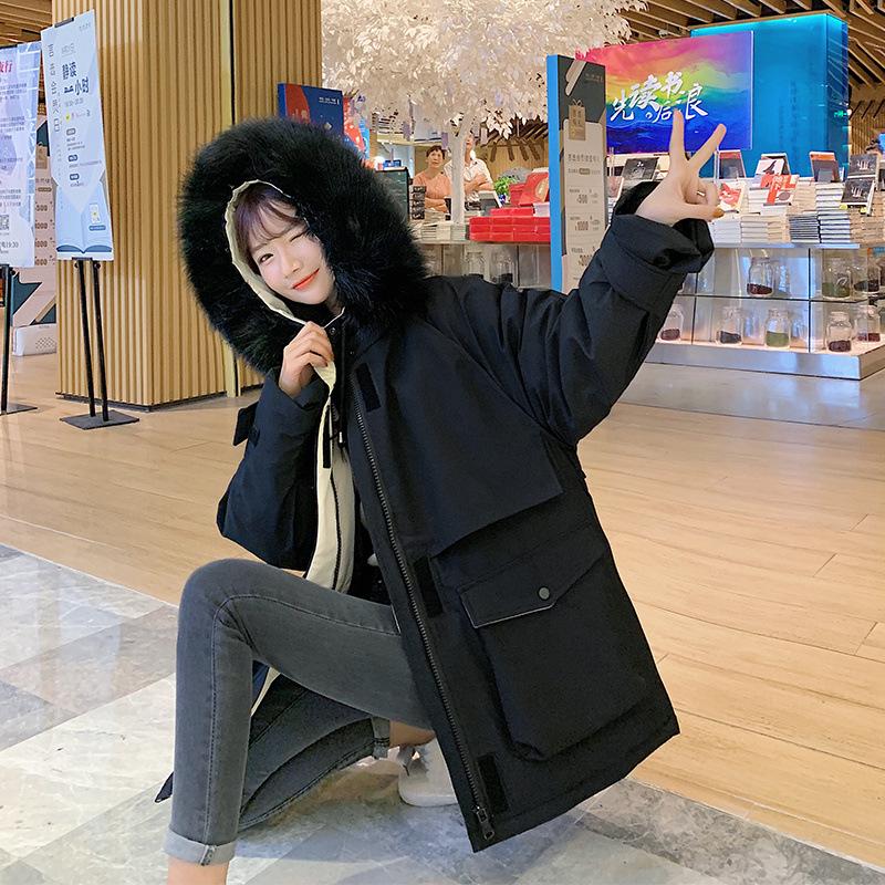 Women's Winter Down Cotton Padded Jacket - Hong Kong & Korean Style, Dongdaemun Inspired, Loose Fit, Ideal for Students