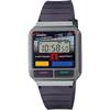 Casio Standard Watch [Official Japanese Product] Stranger Things Collaboration Model A120WEST-1AJR Unisex Black Skeleton