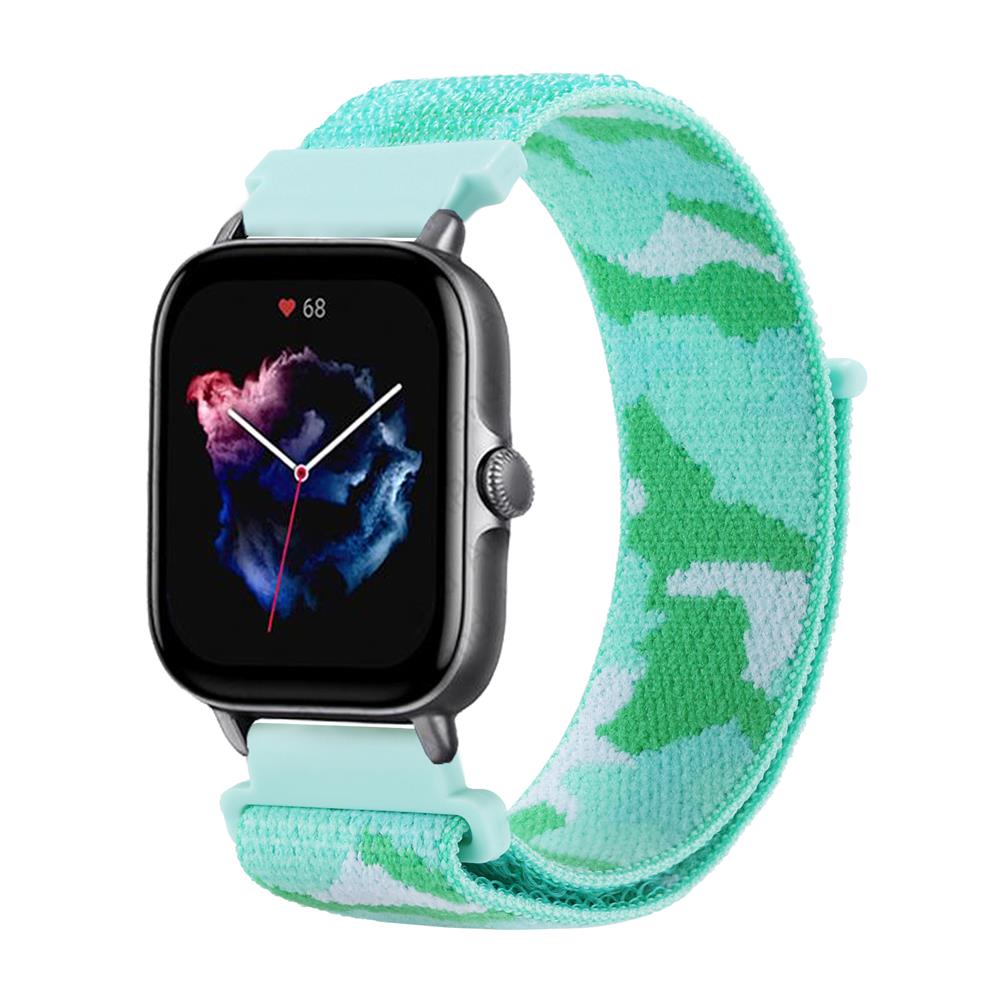 Strap For Amazfit GTS/2/2e/3/GTS2 Mini/GTR 42mm/47mm/GTR2/3/Pro strato 20/22mm nylon Camouflage Bracelet Amazfit bip strap
