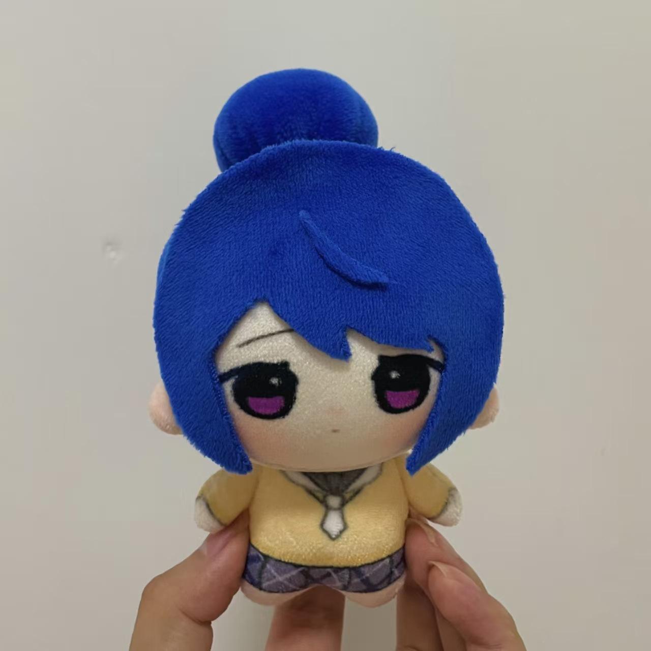 Süße Entspannte Camping Yuru Camp Plüschtier-Sets Rin Shima Nadeshiko Kagamihara Mini-Baumwollpuppe Anime Schlüsselanhänger Anhänger Fans Geschenk 10cm